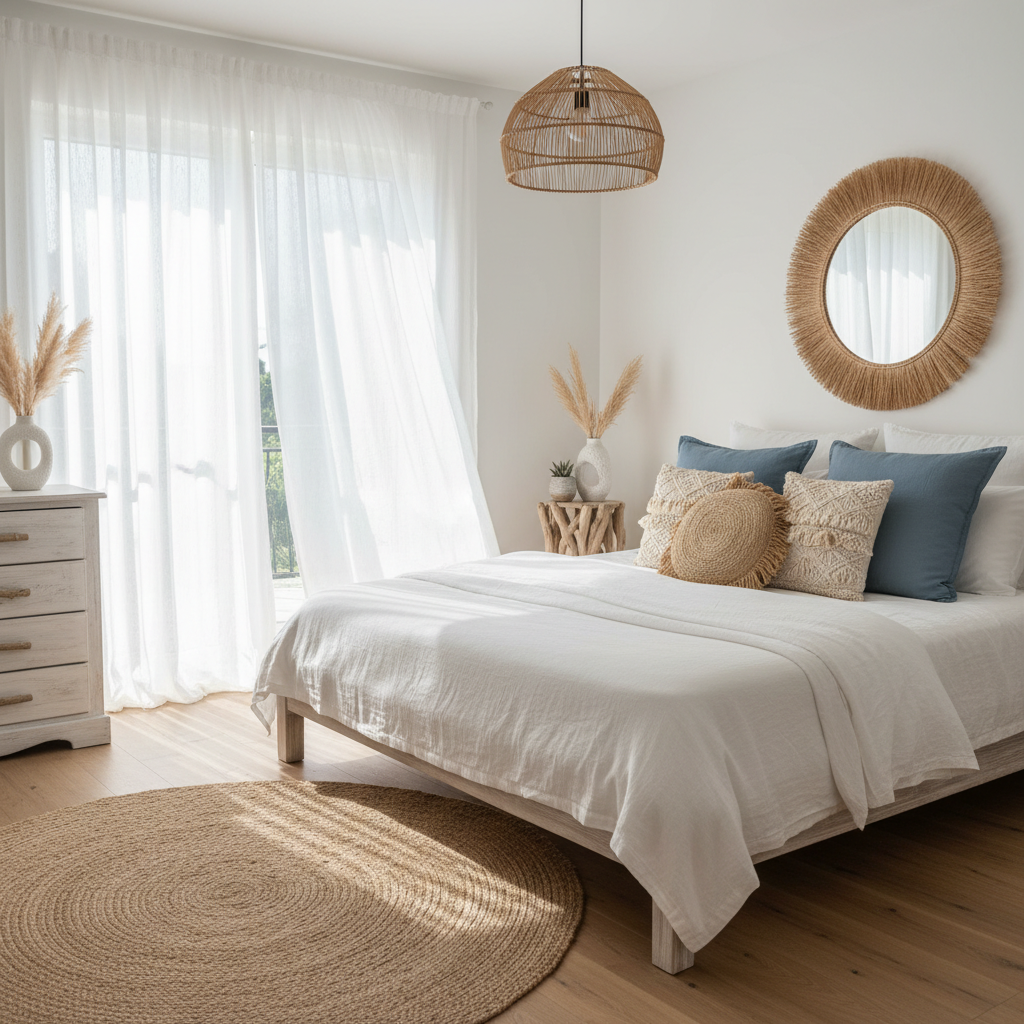 Euro Sham Pillow Covers for a Coastal Boho Bedroom: What Actually Works in a Real-Life Styling Refresh