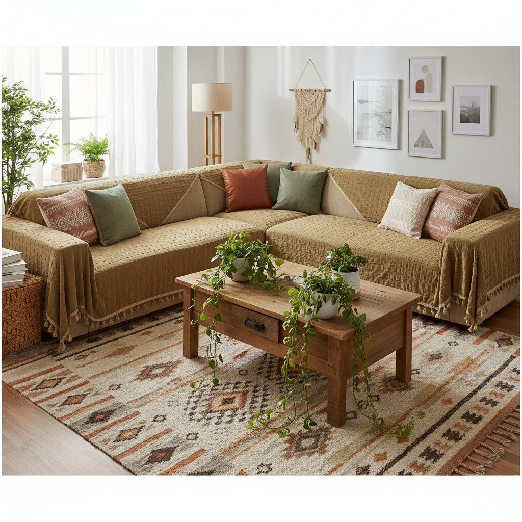 The Hidden Cost of Cheap Sofa Covers: Why Your Boho Chenille Sectional Sofa Cover Keeps Slipping, Bunching, and Looking Worn — and How to Avoid It