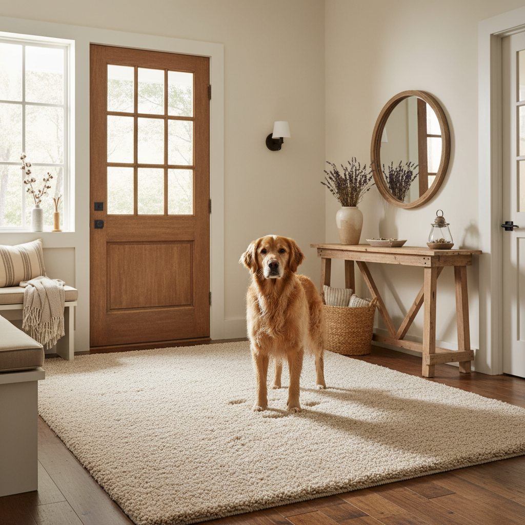 Why Your Entryway Rug Fails With Pets — and How to Fix It Without Replacing Your Floors