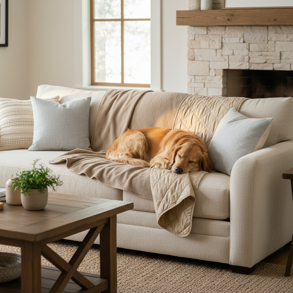 The Real Difference Between a Waterproof Pet Blanket and a Reversible Furniture Cover — And Which One Fits Your Home