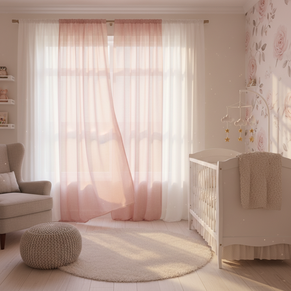 Beyond Pretty in Pink: What Really Matters When Choosing Sheer Curtains for a Girls' Nursery or Kitchen