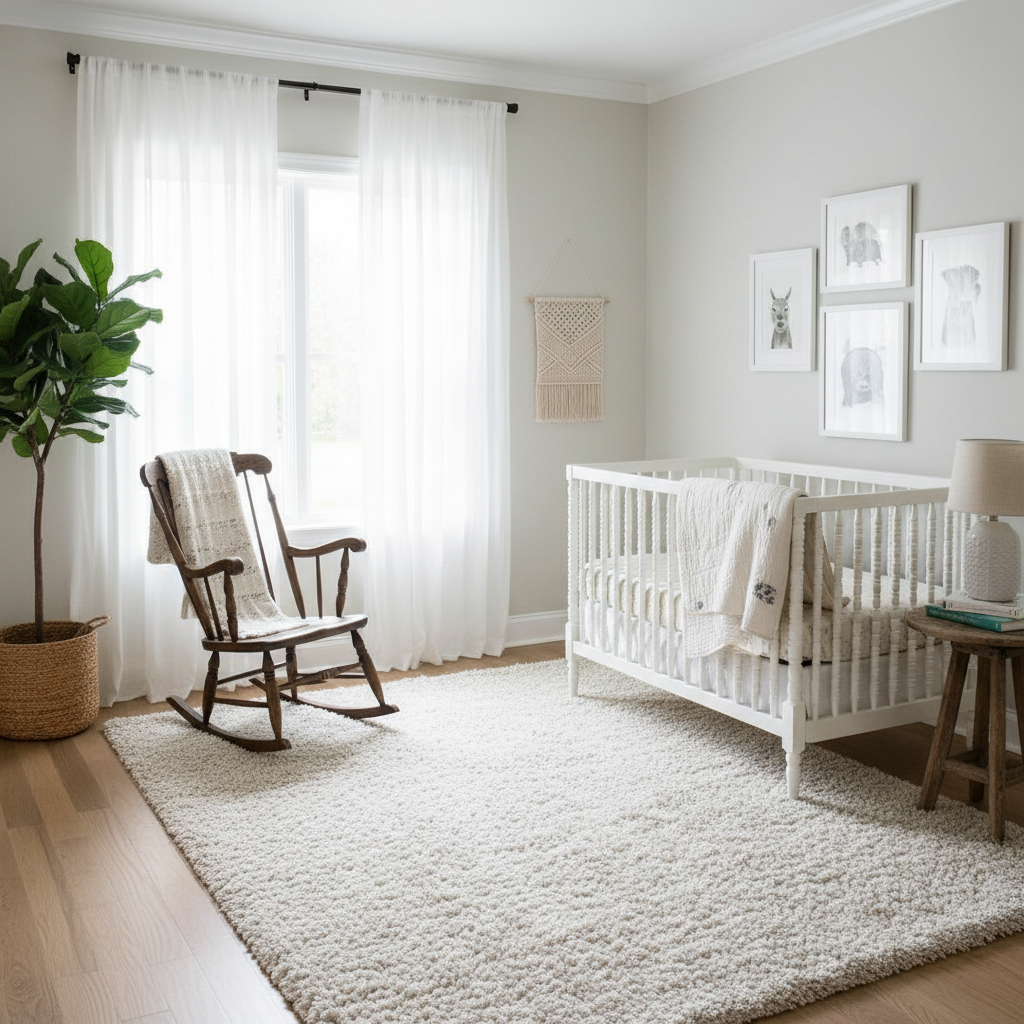 Small Space, Big Impact: How to Use Soft Fluffy Rugs in a Nursery or Kids' Playroom
