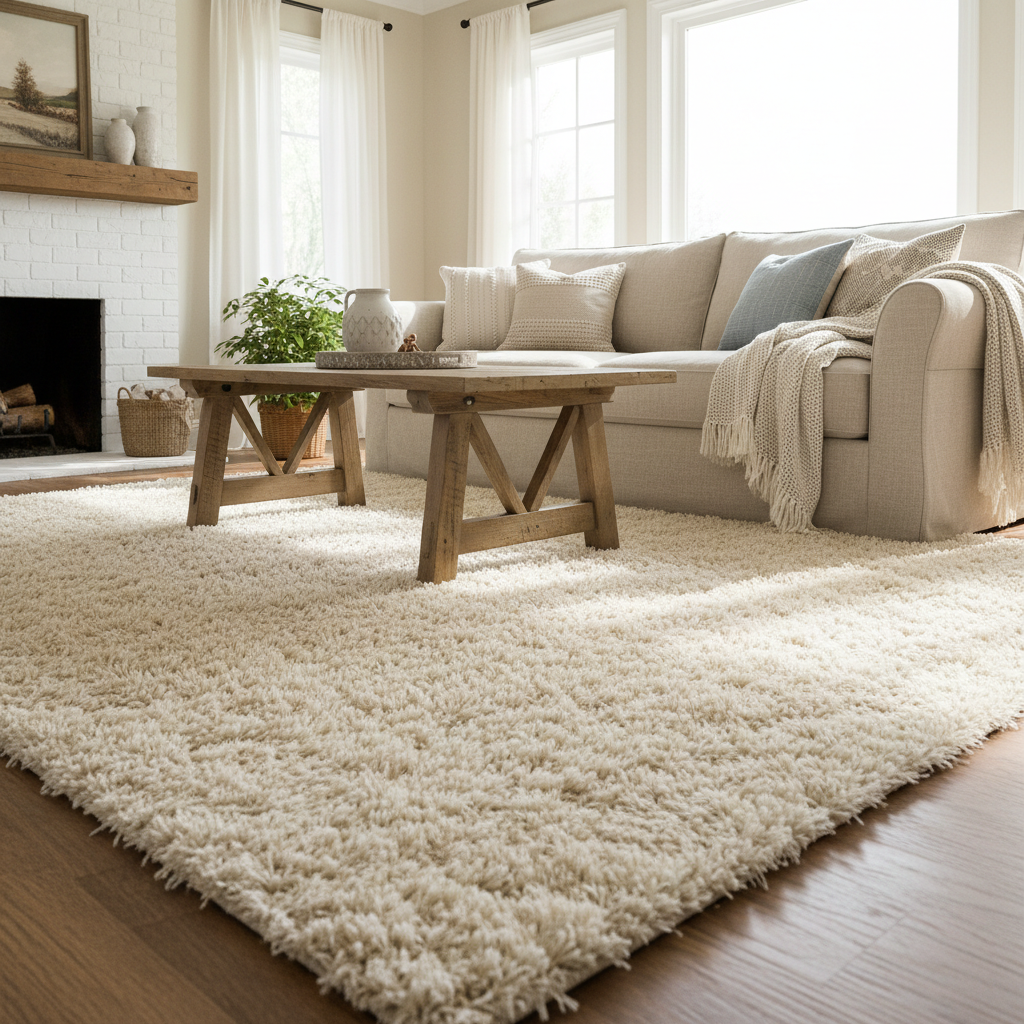 Beyond Softness: What Really Matters When Choosing a Super Soft Shaggy Rug for a Large Living Room