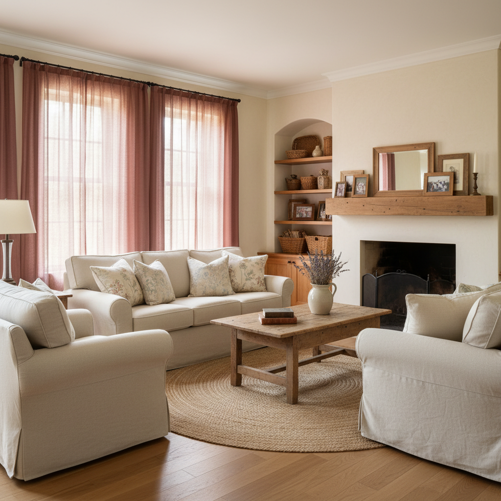 5 Signs It's Time to Replace Your Living Room Curtains (And What to Look for in Farmhouse Sheer Curtains in Burgundy)