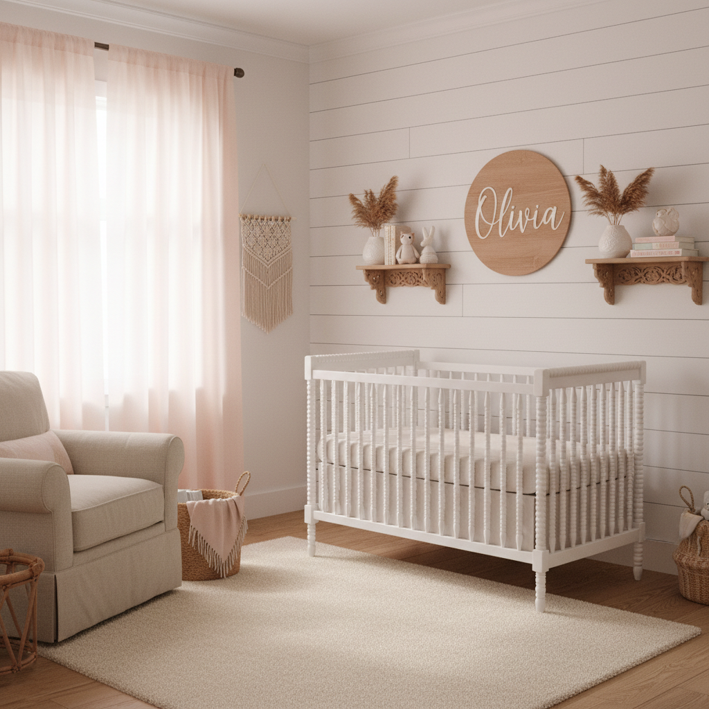 Light Filtering Sheer Curtains in a Girl's Nursery: A Room-by-Room Guide to Choosing the Perfect Pink