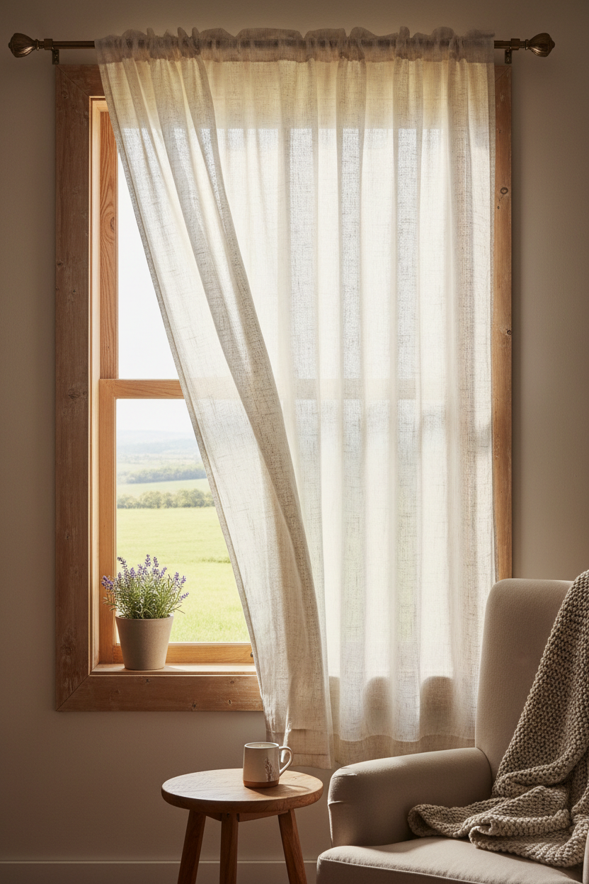 How to Choose Farmhouse Curtains for Your Living Room — Getting That Vintage Style Right