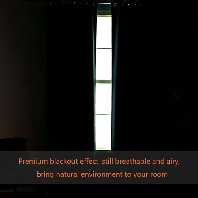 H.VERSAILTEX Blackout Patio Curtains 100 x 96 Inches for Sliding Door Extral Wide Blackout Curtain Panels Thermal Insulated Room Divider - Grommet Top, 8' Tall by 8.5' Wide - Macchiato