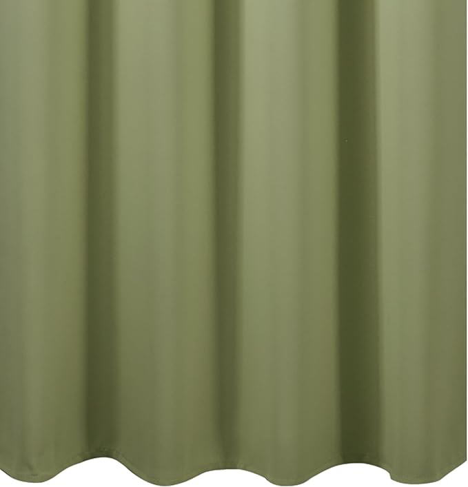 LEMOMO Blackout Curtains 66 x 72 Inch Long Sage Green Curtains Set of 2 Panels Room Darkening Curtains for Bedroom and Living Room