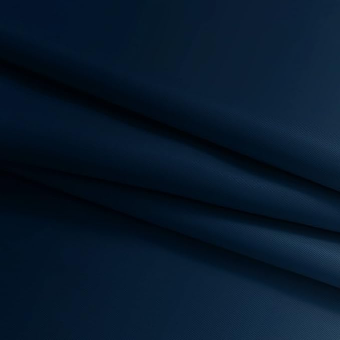 Yakamok Light Blocking Ombre Curtains, Greyish White and Blue Gradient Color Curtains, Room Darkening Grommet Window Drapes for Bedroom(Blue, 42x84 Inch, 2 Panels)