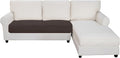 Easy-Going Sectional Couch Covers for Dogs L Shape Sofa Cover Reversible Sofa Slipcover Chaise Lounge Cover Furniture Protector Cover for Pets Dog Cat (30 x 50 inches, Chocolate/Beige)
