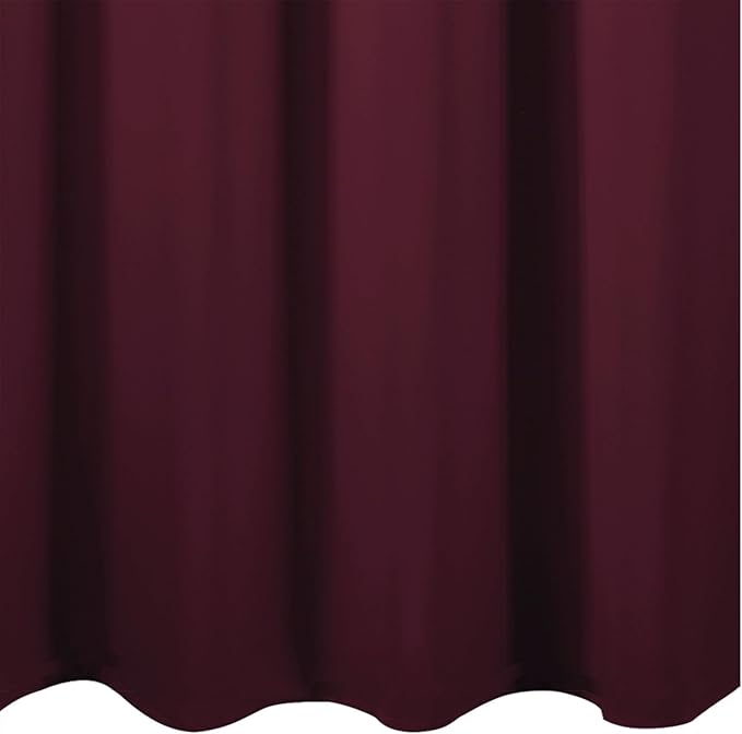 LEMOMO Blackout Curtains 66 x 72 Inch Long Burgundy Red Curtains Set of 2 Panels Room Darkening Curtains for Bedroom and Living Room