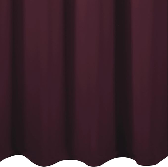 LEMOMO Burgundy Red Blackout Curtains 66 x 63 Inch Length/Set of 2 Curtain Panels/Thermal Insulated Room Darkening Blackout Curtains for Bedroom