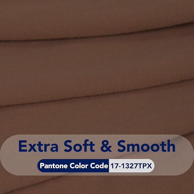 PureFit Super Stretch Chair Sofa Slipcover – Spandex Non Slip Soft Couch Sofa Cover, Washable Furniture Protector with Non Skid Foam and Elastic Bottom for Kids, Pets （Chair, Brown）