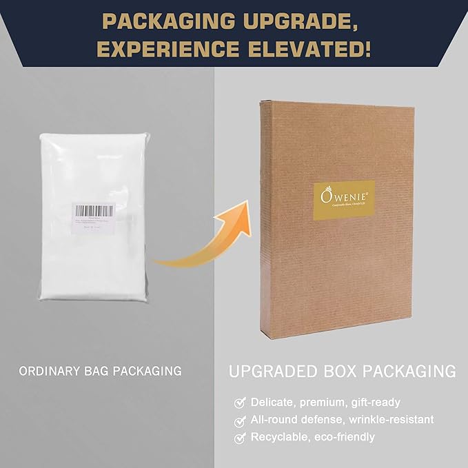 OWENIE Sheer White Curtains, Sheer Curtains 90 inches Long 2 Panels Set, Rod Pocket Voile Fimly Sheer Drapes for Living Room/Bedroom, 2pcs, Each 42" W x 90" L