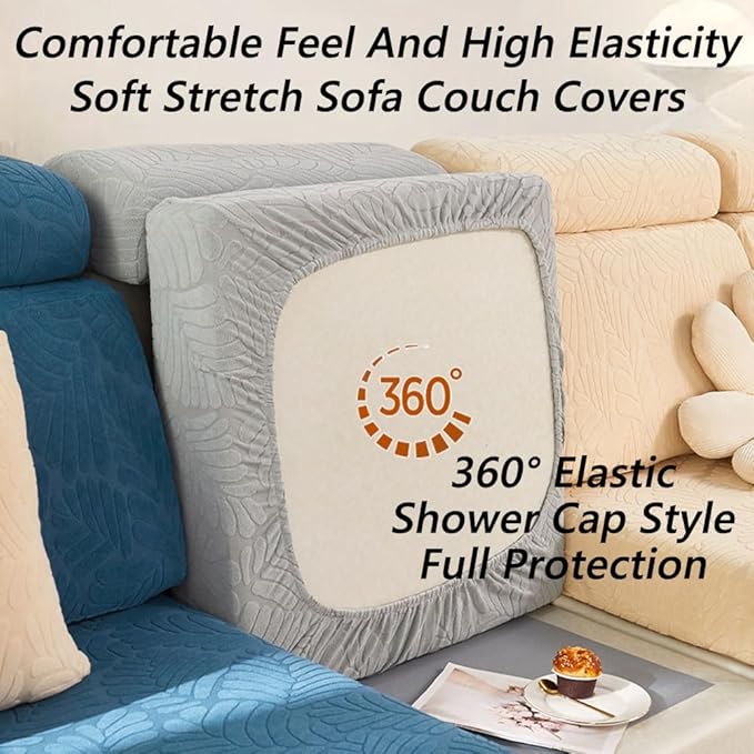 Soothing Home Sofa Covers, Sofa Hero Covers, Wear-Resistant Universal Couch Covers Washable Stretch Sectional Couch Cushion Covers (Yellow,Headrest Cover)