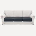2025 Stretch Cushion Cover for Sofa, Individual Couch Sofa Seat Covers Removable & Washable, Sectional Couch Cushion Slipcover Replacement, Unique Fashion Pattern Soft Cozy Durable (3Pc, Dark Gray)