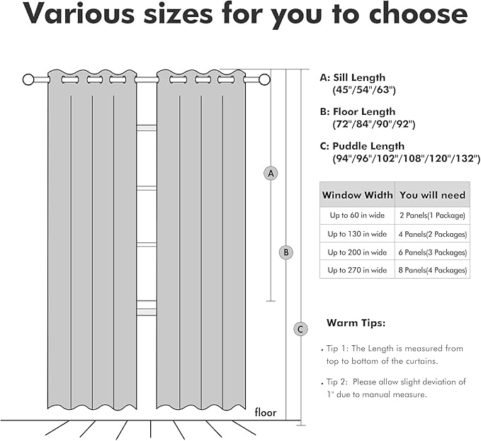 MIULEE 100% Blackout Linen Textured Curtains for Bedroom Solid Thermal Insulated Cream White Grommet Room Darkening Curtains & Drapes Luxury Decor for Living Room Nursery 52 x 108 Inch (2 Panels)