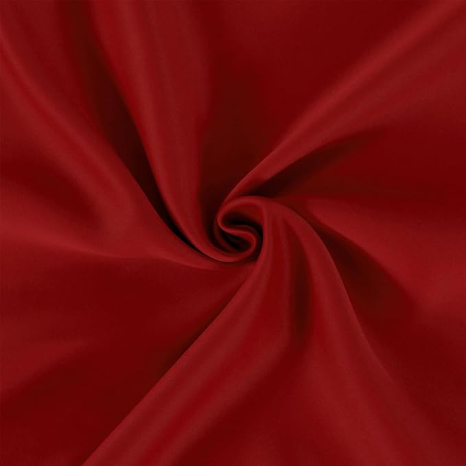 LEMOMO Red Thermal Blackout Curtains/38 x 84 Inch/Set of 2 Panels Room Darkening Curtains for Bedroom