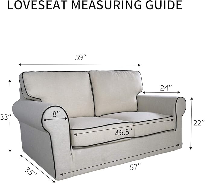 PureFit Reversible Quilted Sofa Cover, Water Resistant Medium Slipcover Furniture Protector, Washable Couch Cover with Non Slip Foam and Elastic Straps for Kids, Pets (Loveseat, Chocolate/Chocolate)