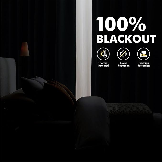 MIULEE 100% Blackout Linen Curtains for Bedroom, Pink Solid Luxury Decor Thermal Insulation Room Darkening Drapes for Living Room Nursery Back Tab Rod Pocket 42 x 63 Inches, 2 Panels