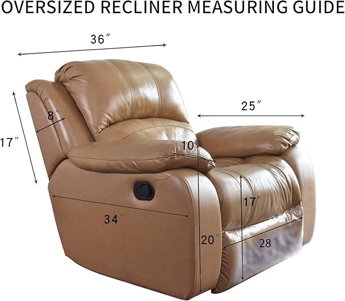 PureFit Reversible Quilted Oversized Recliner Sofa Cover, Water Resistant Furniture Protector, Washable Couch Cover with Elastic Straps for Kids, Dogs, Pets (Large, Black/Beige)