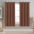H.VERSAILTEX Blackout Curtain for Bedroom Thermal Insulated Window Treatment Curtain Extra Long 63 inch Length Energy Saving Solid Grommet Top Blackout Drape, One Panel, Washed Spice, 52" W x 63" L