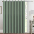 H.VERSAILTEX Blackout Patio Curtains 100 x 108 Inches for Sliding Door Extral Wide Blackout Curtain Panels Thermal Insulated Room Divider - Grommet Top, 9' Tall by 8.5' Wide - Green Bay