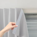 Blackout Curtains for Bedroom Sticky Curtain Blackout Window Cover Self Adhesive Curtains Rod No Drillng, 47" W X 84" L, Light Grey, 1 Panel