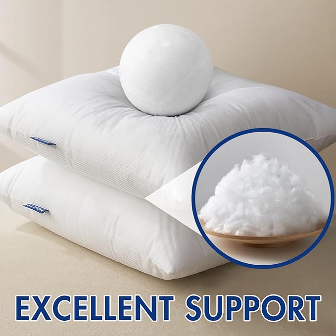 MIULEE Pillow Insert 22x32 Inch, Decorative Rectangle Throw Pillow Inserts, Premium Fluffy Pillow Forms Sham Stuffer for Sofa Couch Living Room
