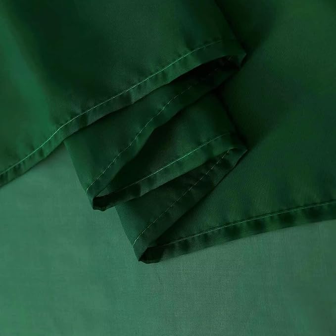 SpaceDresser Basic Rod Pocket Sheer Voile Window Curtain Panels White 1 Pair 2 Panels 70 Width 72 Inch Long for Kitchen Bedroom Children Living Room Yard(Foliage Green,70 W x 72 L)