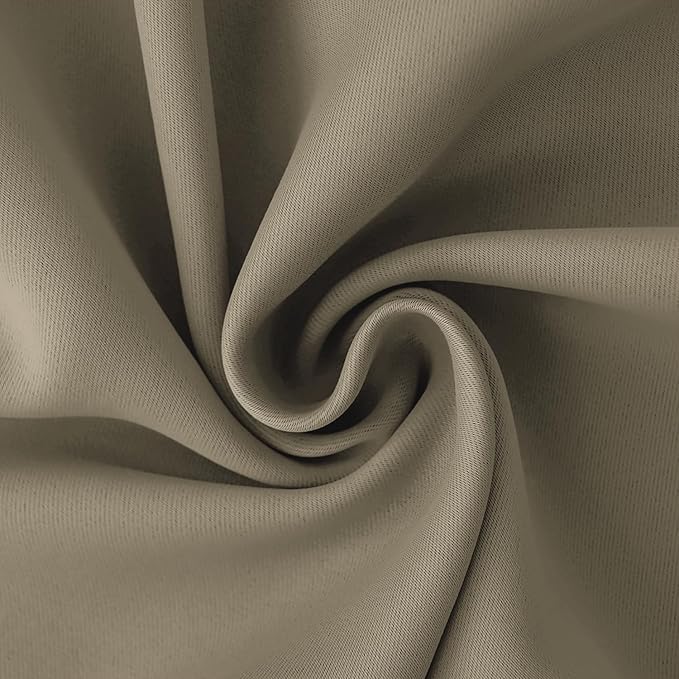 BGment Room Darkening Curtains 95 Inches Long - Grommet Thermal Insulated Drapes Window Treatment Curtains for Bedroom, 2 Panels, 52 x 95 Inch, Cocoa