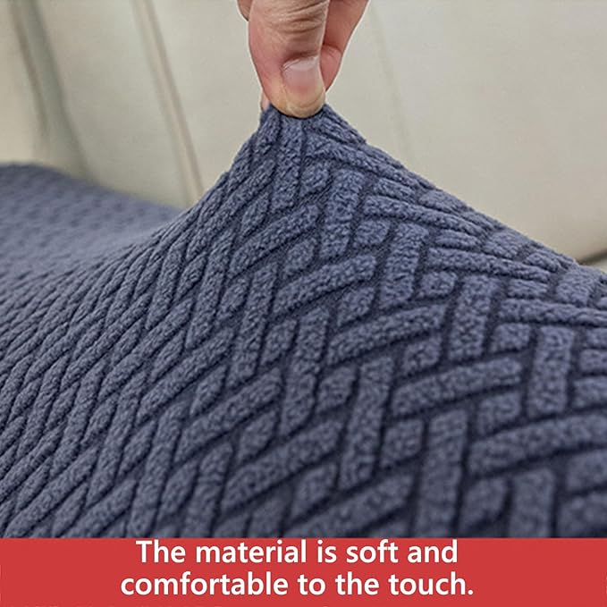 Soothing Home Sofa Covers, Sofa Hero Covers, Wear-Resistant Universal Couch Covers Washable Stretch Sectional Couch Cushion Covers (Blue,Arm Rest Covers 2pcs)