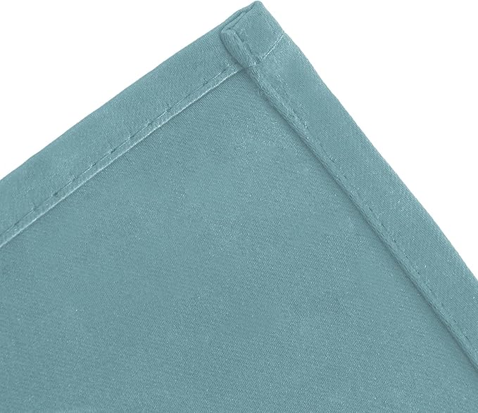 LEMOMO Blackout Curtains 66 x 95 inch/Stone Blue Curtains Set of 2 Panels/Thermal Insulated Room Darkening Bedroom Curtains