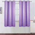 LEMOMO Blackout Curtains 38 x 54 inch/Lavender Curtains Set of 2 Panels/Thermal Insulated Room Darkening Bedroom Curtains