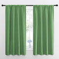 NICETOWN Blackout Curtains for Bedroom, Blackout Curtain Panels, Froest Green, 1 Pair, 42 by 45-inch, Window Treatment Energy Saving Thermal Insulated Solid Rod Pocket Blackout Drapes/Draperies