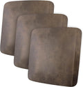 Leather Look Couch Cushion Covers Sofa Seat Slipcovers Sets Couches Furniture Protector for Sectional Armchair Loveseat Pets Kids Stretch Spandex Fabric (3 Cushion Sofa, Brown)
