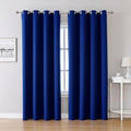 ChrisDowa Blackout Curtains 102 Inches Long 2 Panels Set for Living Room, Grommet Thermal Insulated Room Darkening Curtains for Bedroom (Royal Blue, 52 x 102 Inch)