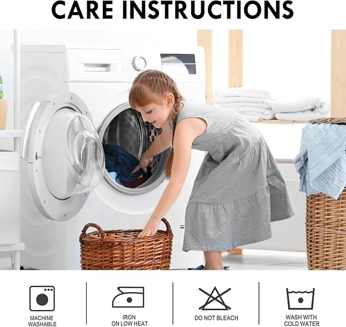 DWCN Blackout Curtains for Living Room Thermal Insulated, Energy Saving & Noise Reducing Bedroom Curtains, Light Beige, W 52x L 36 Inch, Set of 2 Rod Pocket Curtain Panels