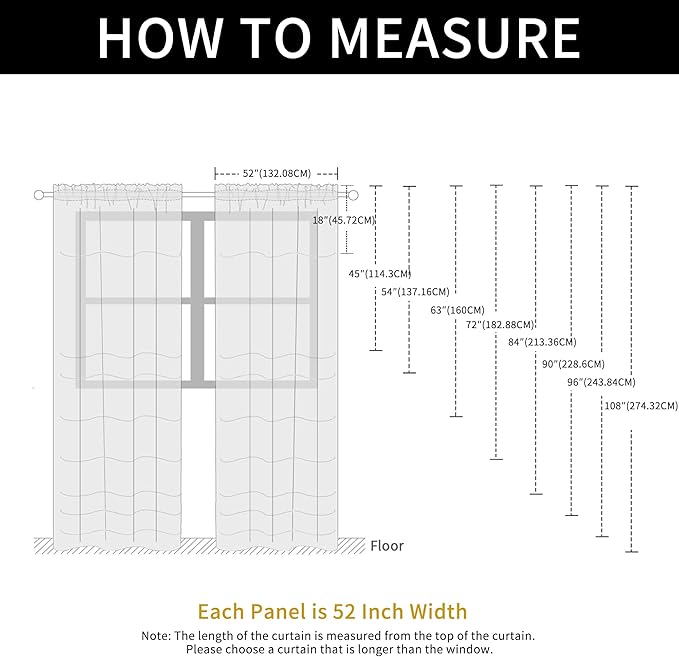 SpaceDresser Basic Rod Pocket Sheer Voile Window Curtain Panels Pink 1 Pair 2 Panels 52 Width 84 Inch Long for Kitchen Bedroom Children Living Room Yard（Pink, 52W x 84L）
