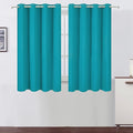 LEMOMO Teal Thermal Blackout Curtains/52 x 54 Inch/Set of 2 Panels Room Darkening Curtains for Bedroom