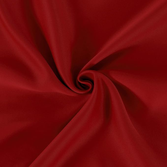 LEMOMO Red Thermal Blackout Curtains/42 x 72 Inch/Set of 2 Panels Room Darkening Curtains for Bedroom