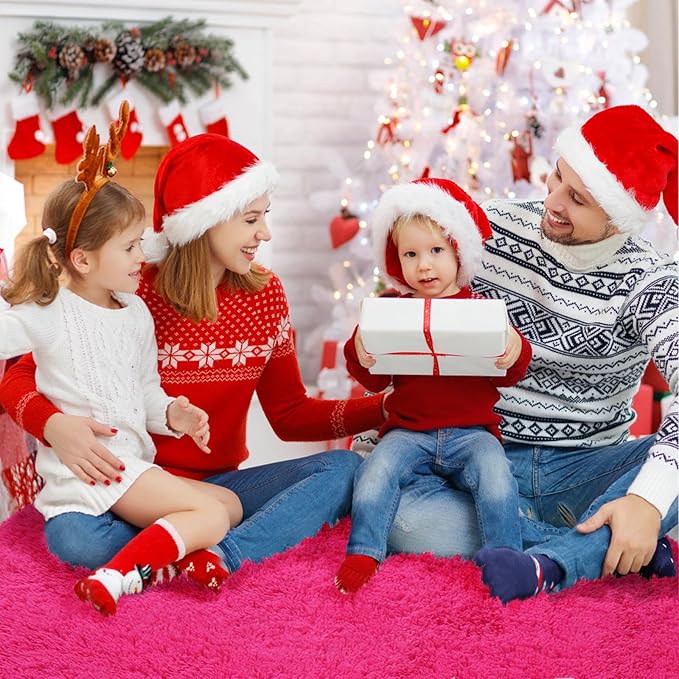 yulidayang Fluffy Round Area Rugs for Bedroom,Hot Pink 5'X5'Shag Circle Area Rugs for Living Room,Non Slip Fuzzy Plush Rug for Kids Room Boys Girls Room and Dorm