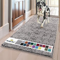 Muddy Mat® | Super Absorbent Door Mat Indoor, Microfiber Quick Dry Chenille Entryway Rug, Non-Slip Front Door Mat, Indoor Mats for Entryway, Machine Washable Pet Rug, Grey 24"x72"