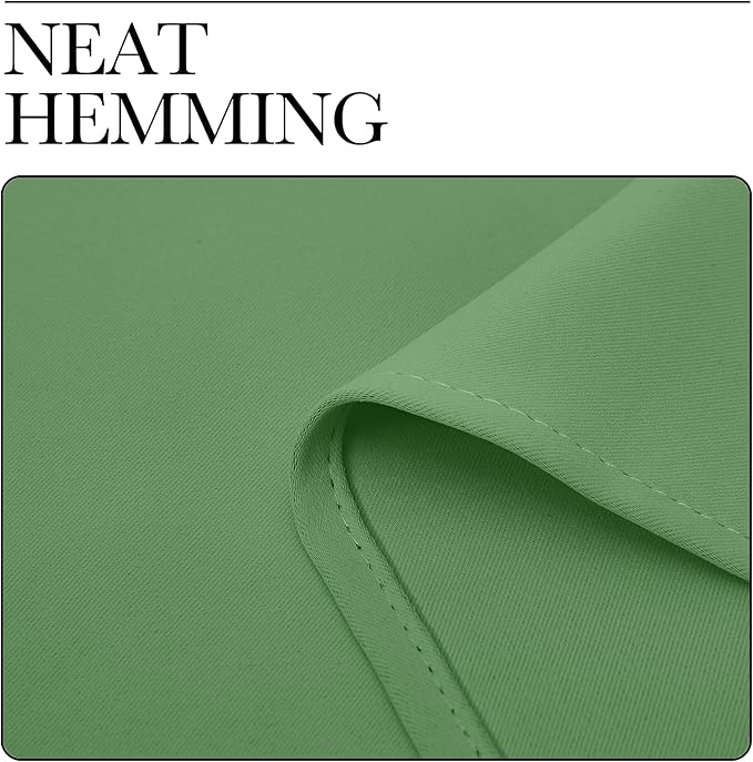 NICETOWN Froest Green Blackout Curtains 40 inches Length for Kitchen, 2 Panels, 29" Wide, Thermal Insulated Decoration Drapes for Small Window