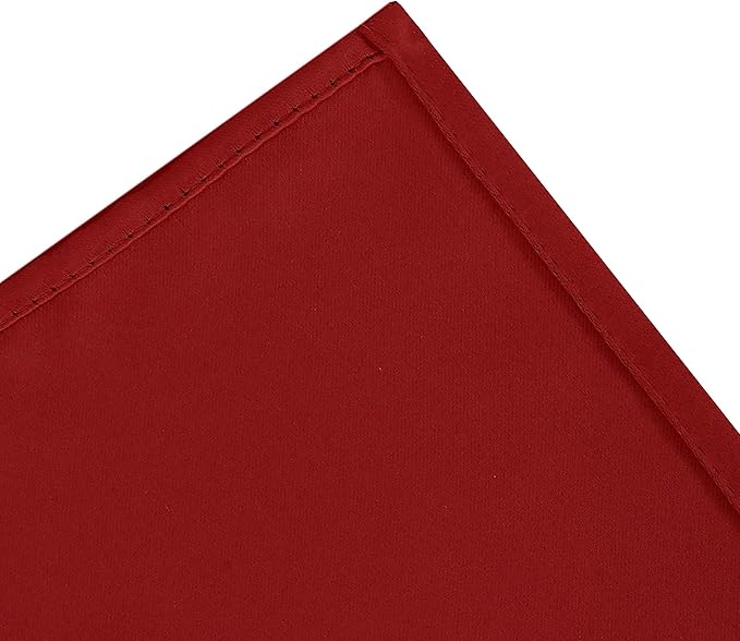 LEMOMO Red Thermal Blackout Curtains/52 x 72 Inch/Set of 2 Panels Room Darkening Curtains for Bedroom