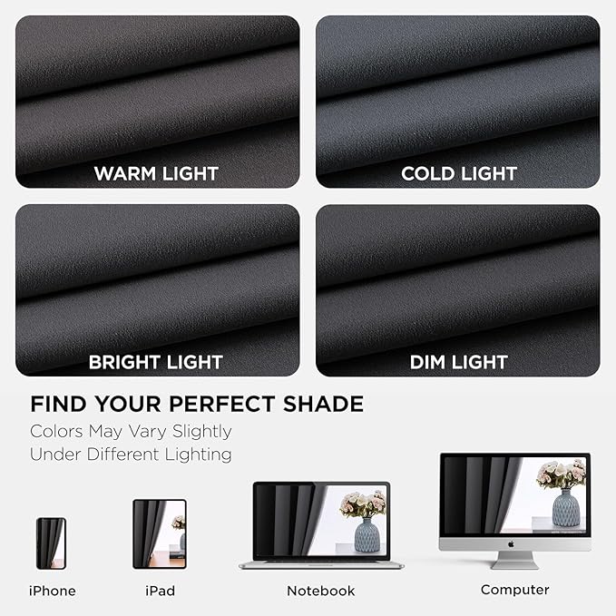 Joydeco 120 inches Long Blackout Curtains 2 Panels Set, Thermal Insulated Length Curtains & Drapes 2 Burg for Living Room Bedroom Window