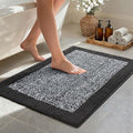 Bathroom Rugs 30x20 Non Slip Washable, Dark Blue Bath Mat for Bathroom Floor Tub, Soft Absorbent Quick Dry Mats for Shower, Bathtub,Home Decor
