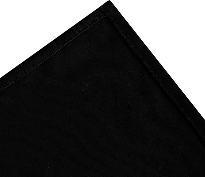 LEMOMO Black Thermal Blackout Curtains/42 x 84 Inch/Set of 2 Panels Room Darkening Curtains for Bedroom