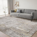 8 x 10 Area Rugs for Living Room, Machine Washable Non Slip Rug Ultra Soft Low Pile Indoor Carpet Modern Abstract Rugs for Bedroom Office Room Dining Room Beside, Beige