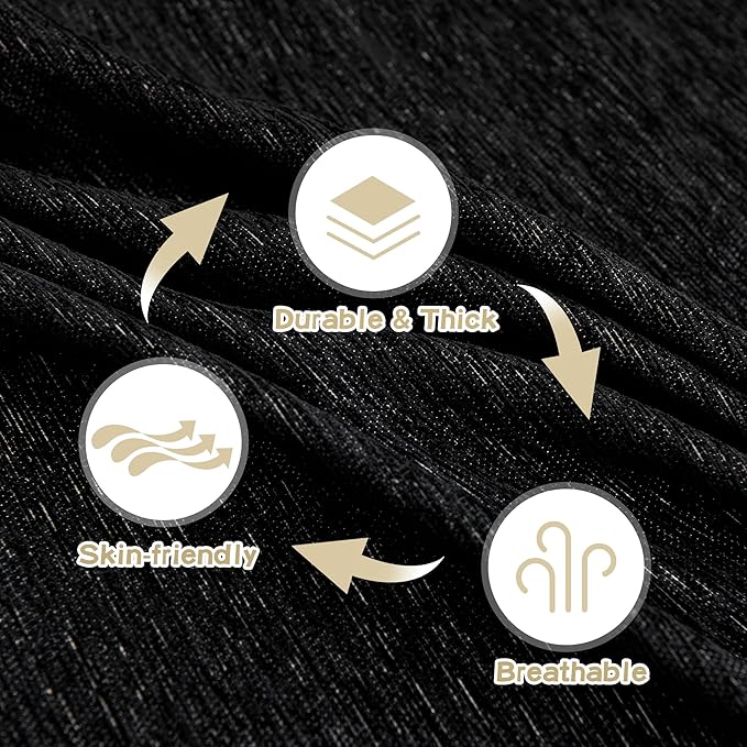 MYSKY HOME Black Couch Covers, Couch Cover 2 Cushion Sofa Pet Couch Cover for Sofa, Sectional Couch Covers L Shape Throw Sofa Cover, Soft Washable Pets Covers for 2 Cushion, 71"x118", Black